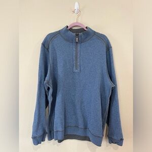 Tommy Bahama Blue/Gray Double Sided Men’s Sweater